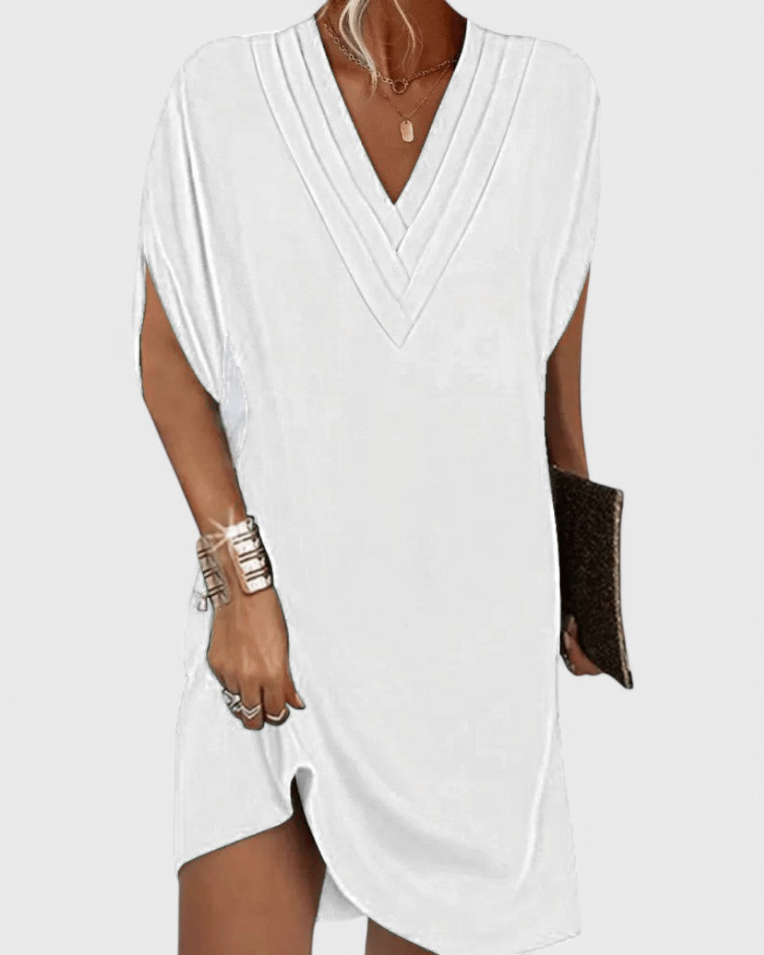 Sylvie Elegant klänning med smickrande skärning