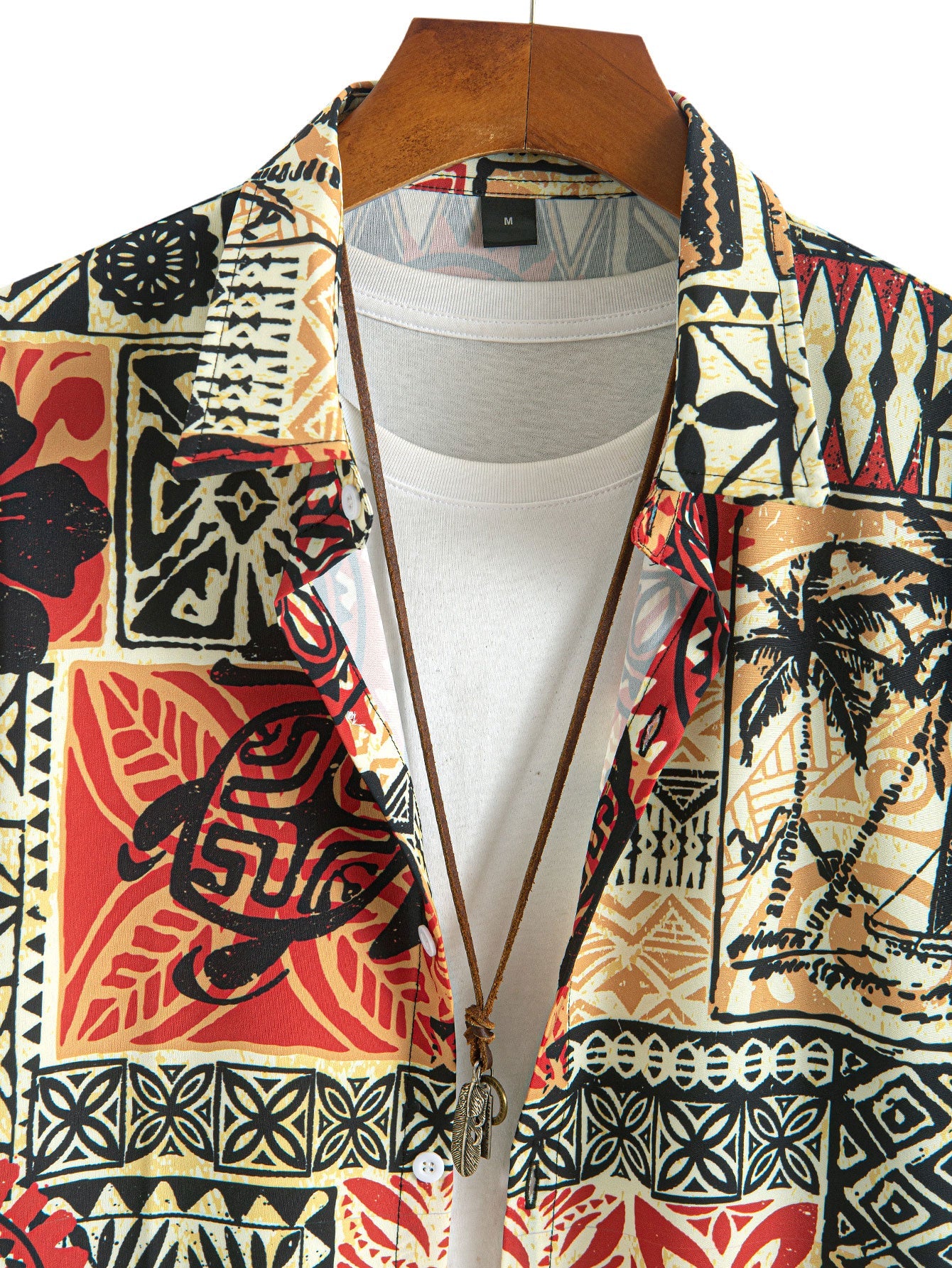 Skjorta och Badbyxor i ett |Tropiskt set