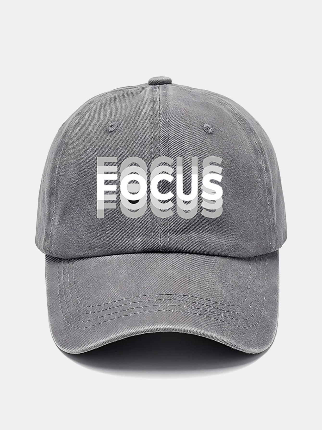 Focus Print Gradient Baseball Cap