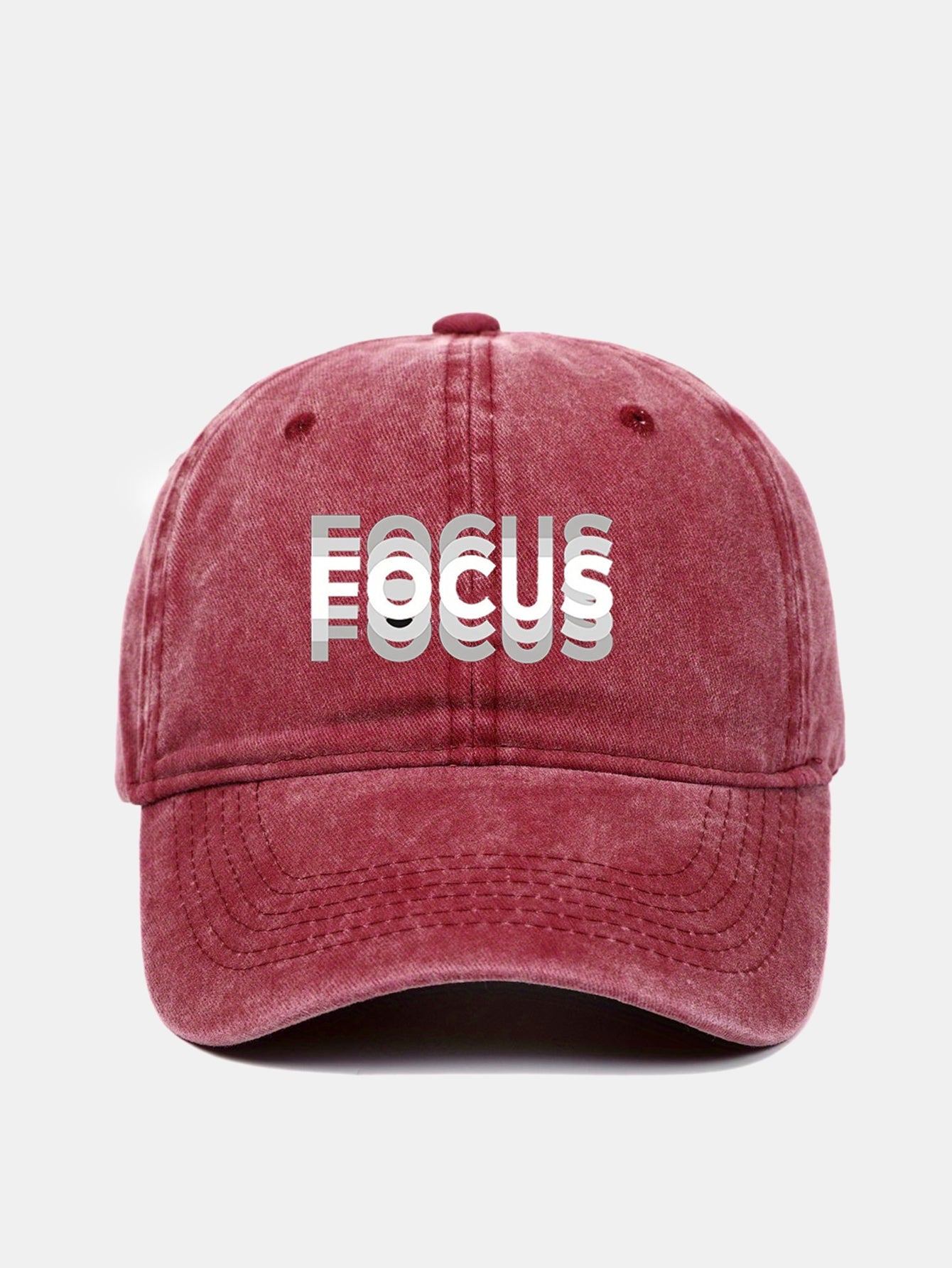 Focus Print Gradient Baseball Cap