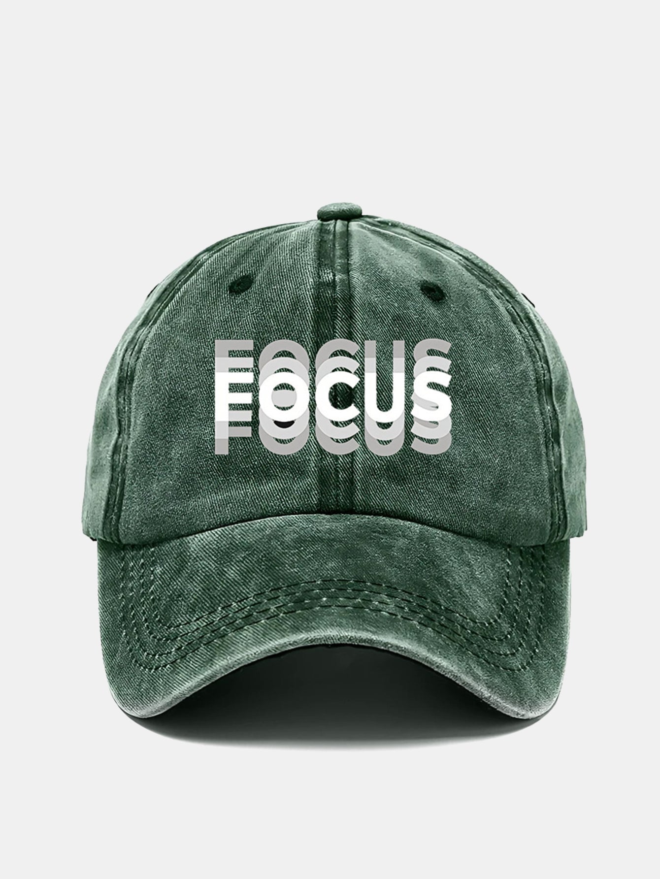 Focus Print Gradient Baseball Cap