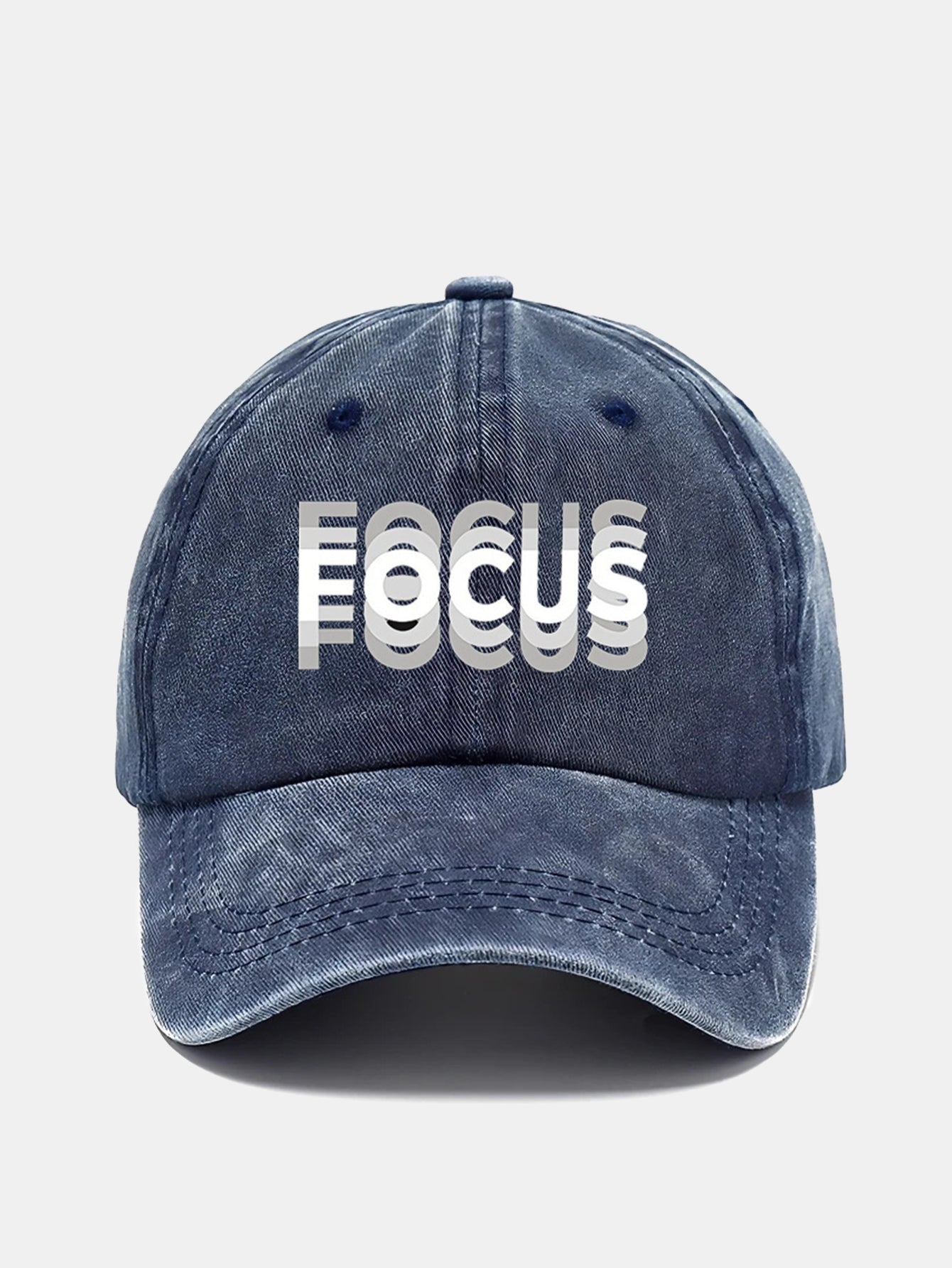 Focus Print Gradient Baseball Cap