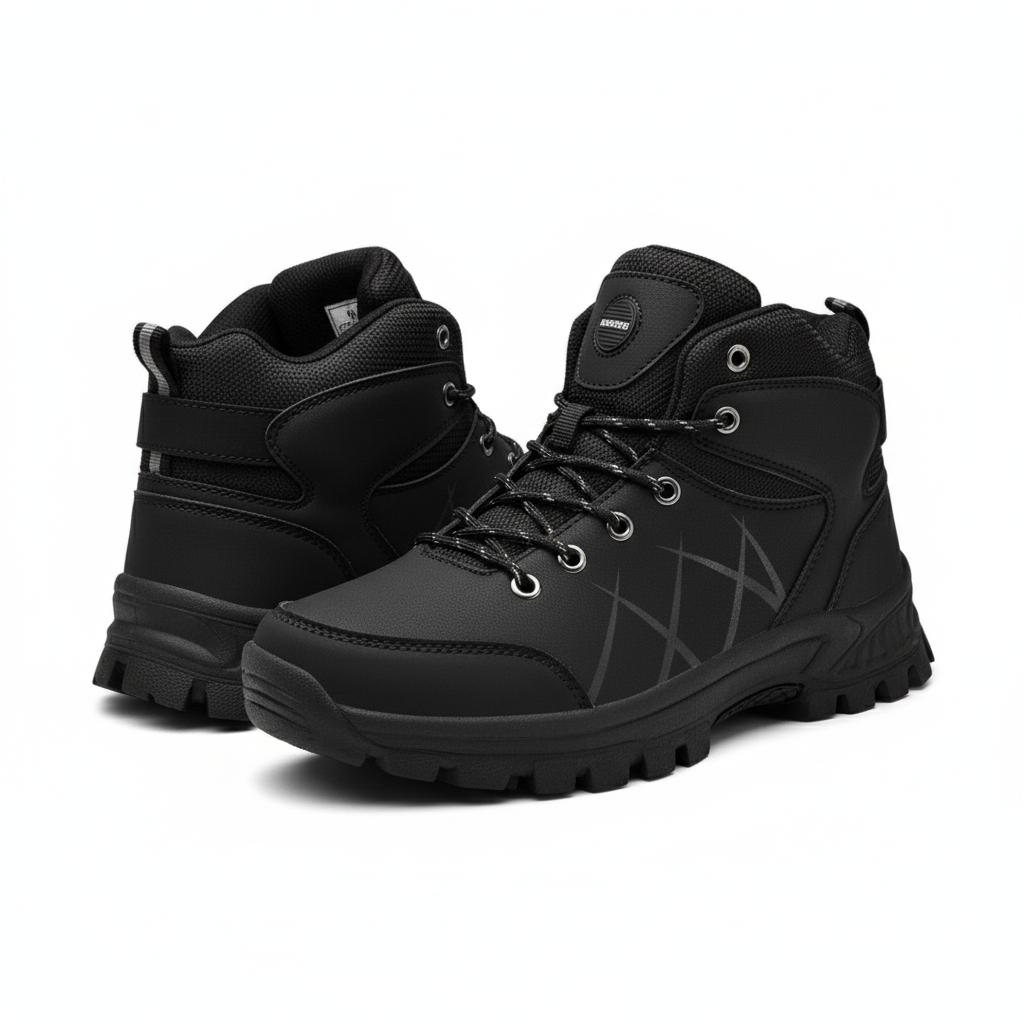 Höga utomhusvandringsskor â halkskyddade, varma och vattenavvisande