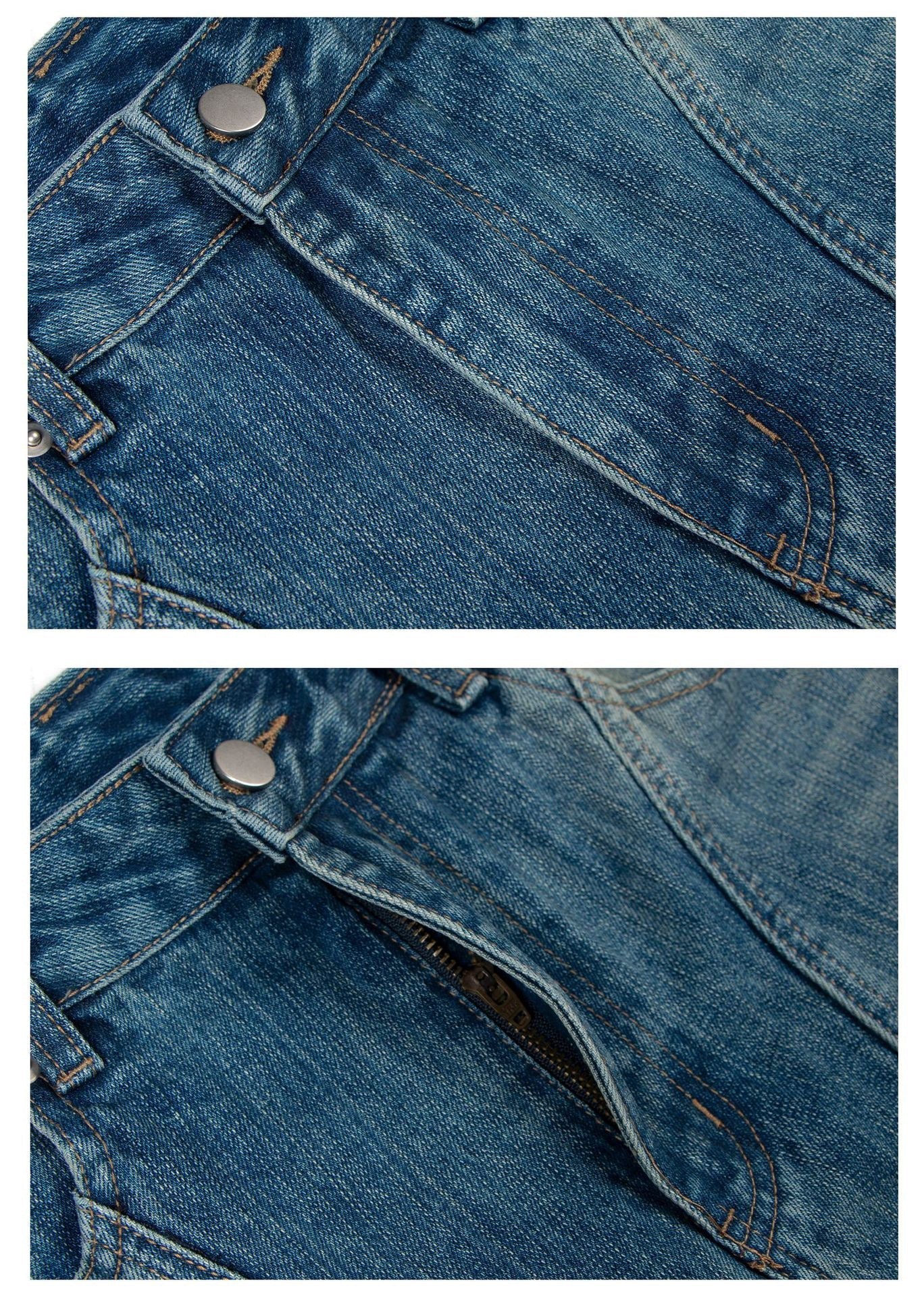 Vintage-Wash denim med karaktär