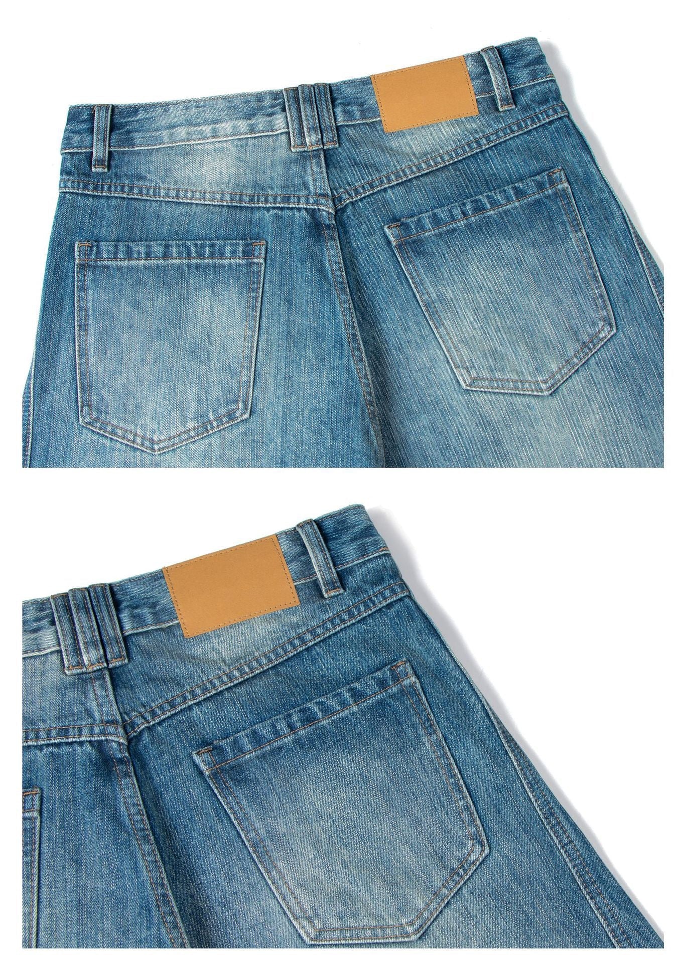 Vintage-Wash denim med karaktär