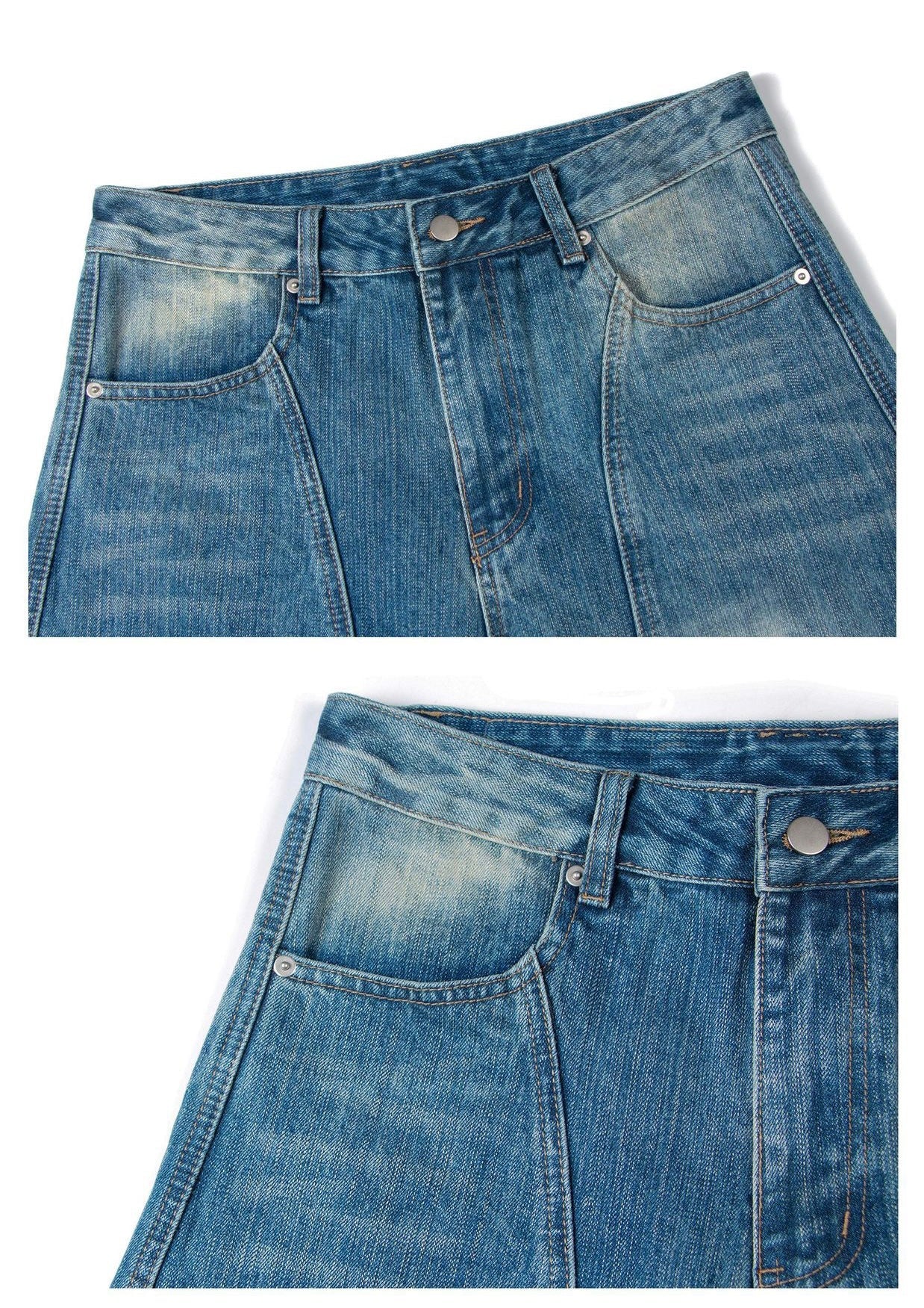 Vintage-Wash denim med karaktär
