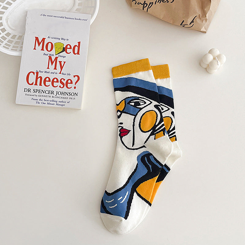 Stilrena Abstrakta Strumpor