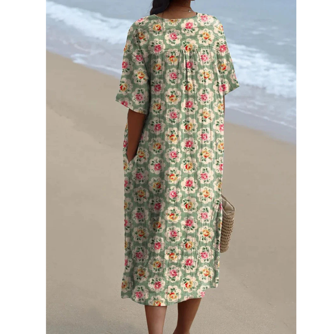 Wellma | Blommig vintageklänning - begränsad upplaga