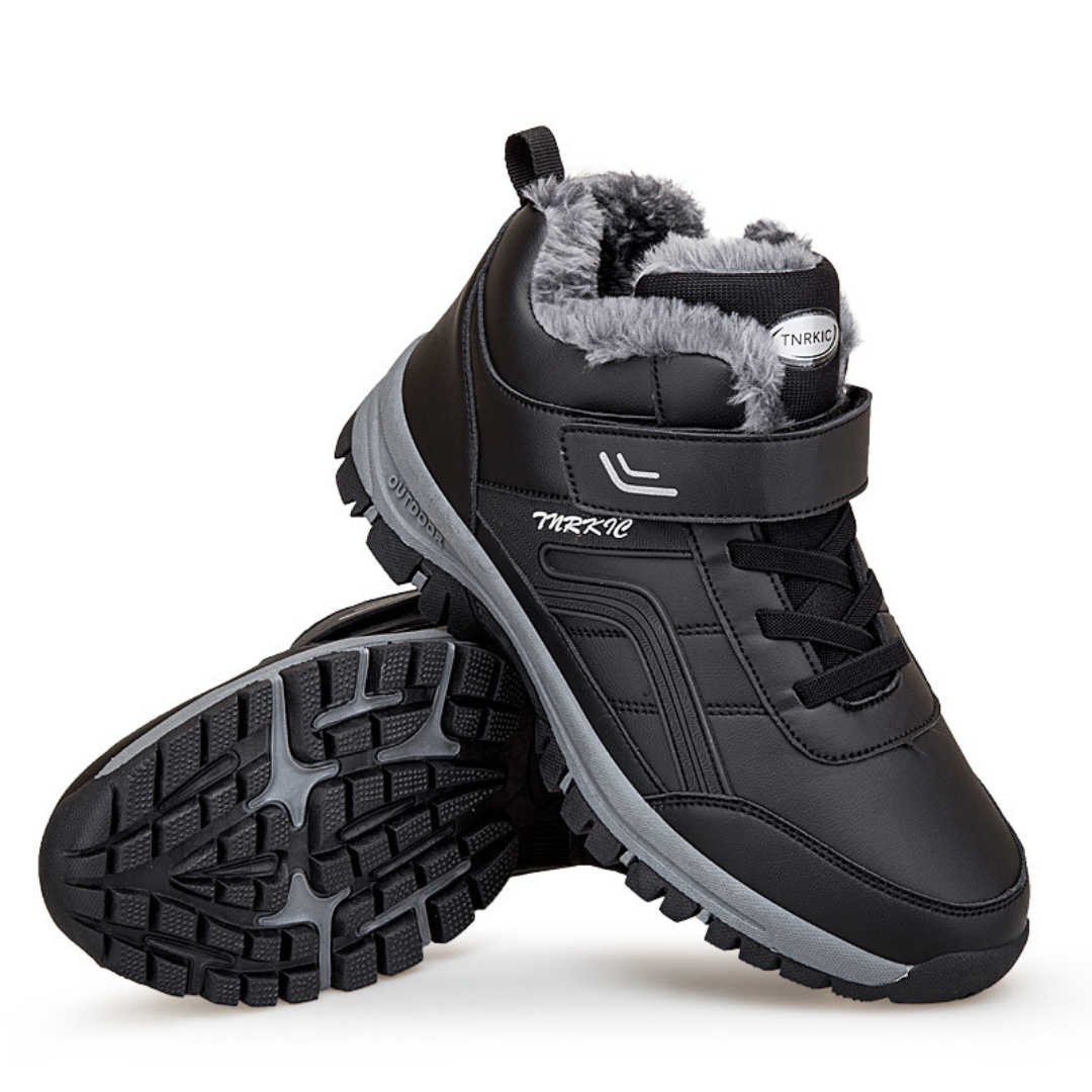 Fujan | Varma utomhusankellängdstövlar med kardborreknäppning