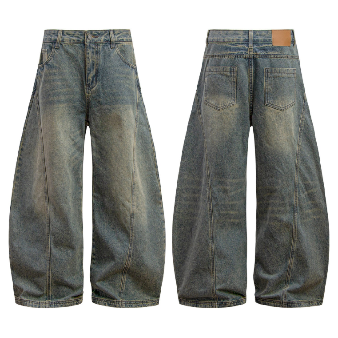 Vintage-Wash denim med karaktär