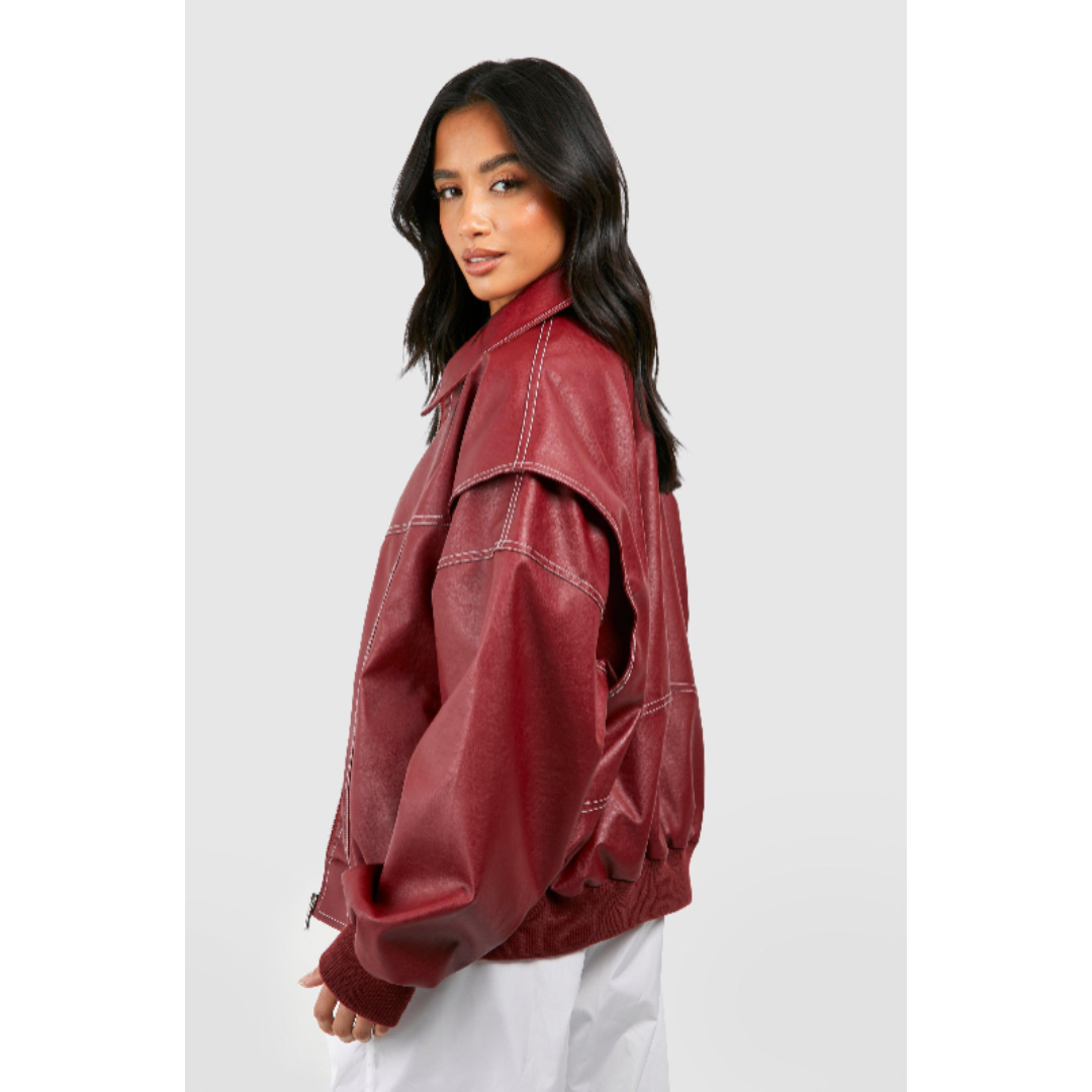 Sara™ - STYLISH LEATHER JACKET WITH A MODERN EDGE