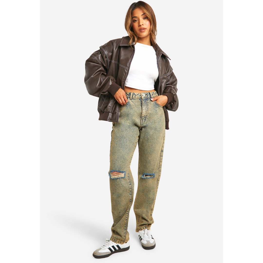 Sara™ - STYLISH LEATHER JACKET WITH A MODERN EDGE