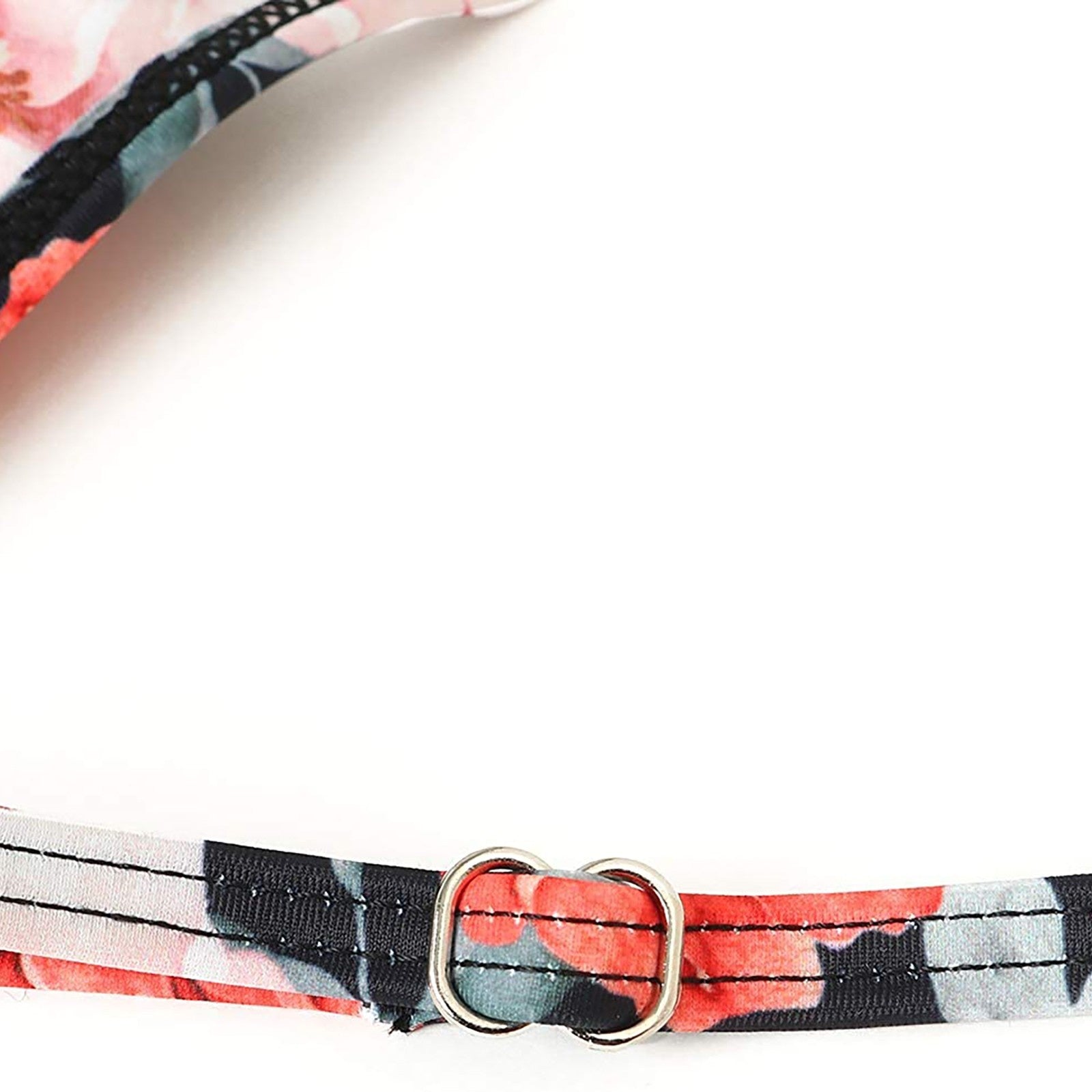 Trendigt bikiniset med hög midja - smickrande och bekväm baddräkt för kvinnor