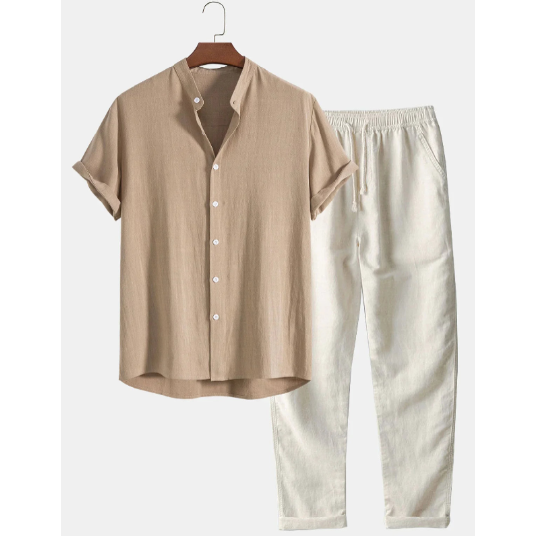 Casalin | Set med skjorta och byxor med knappar