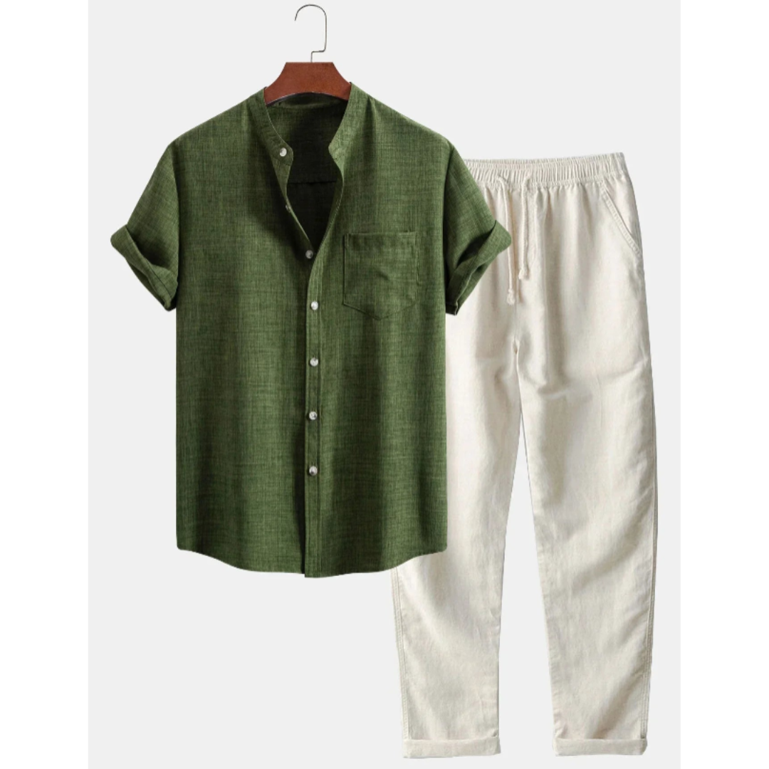 Casalin | Set med skjorta och byxor med knappar