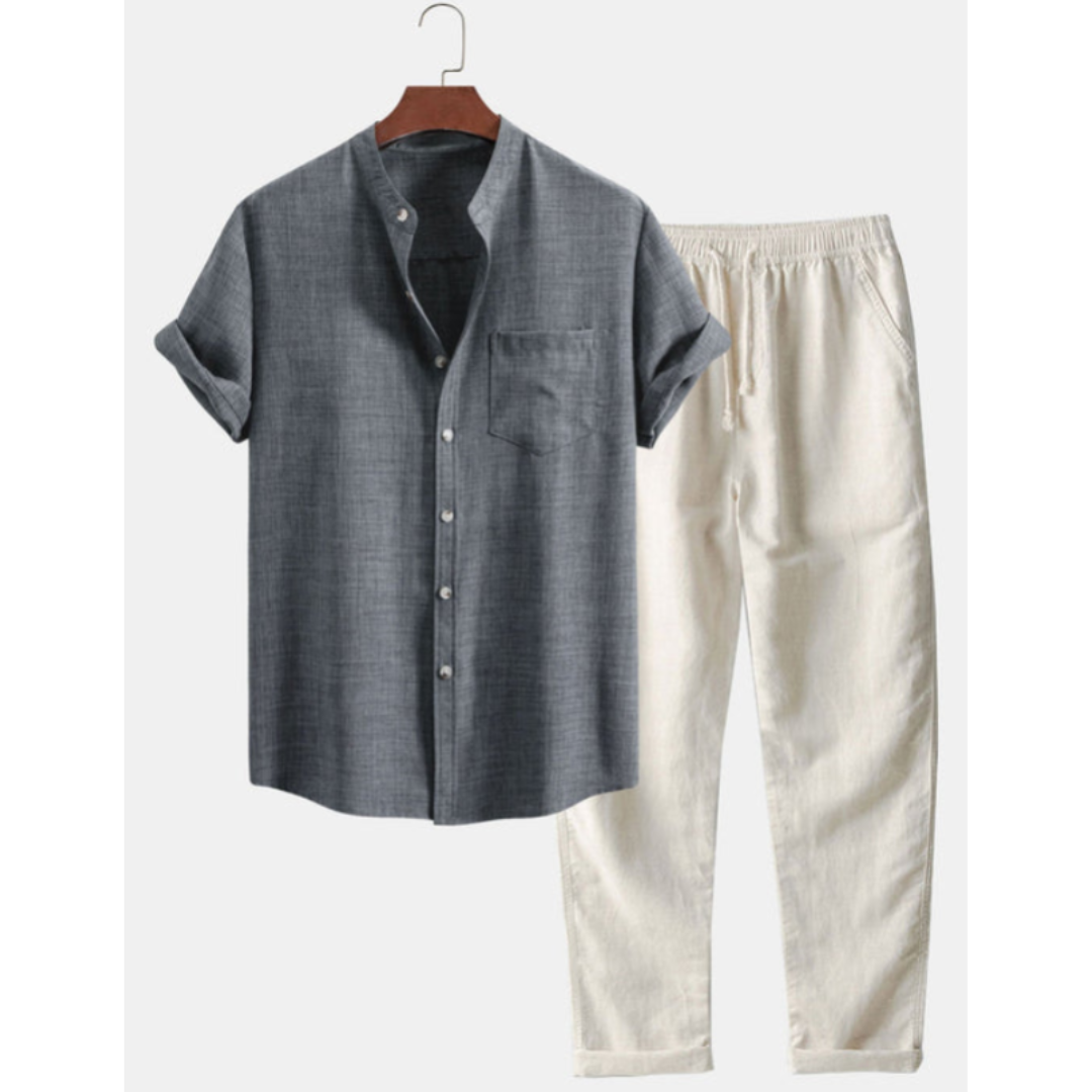 Casalin | Set med skjorta och byxor med knappar