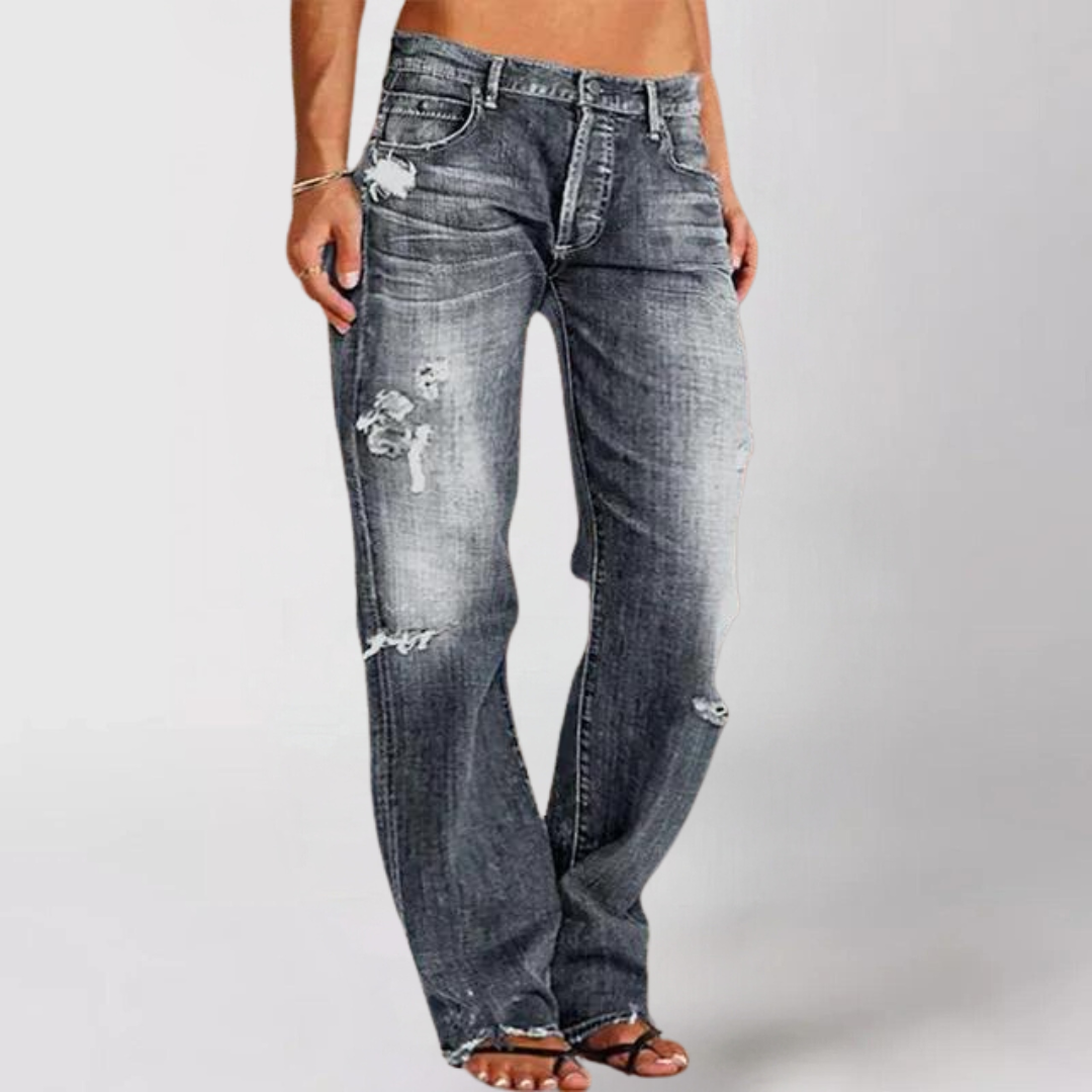 Lula | Löst sittande jeans med vida ben