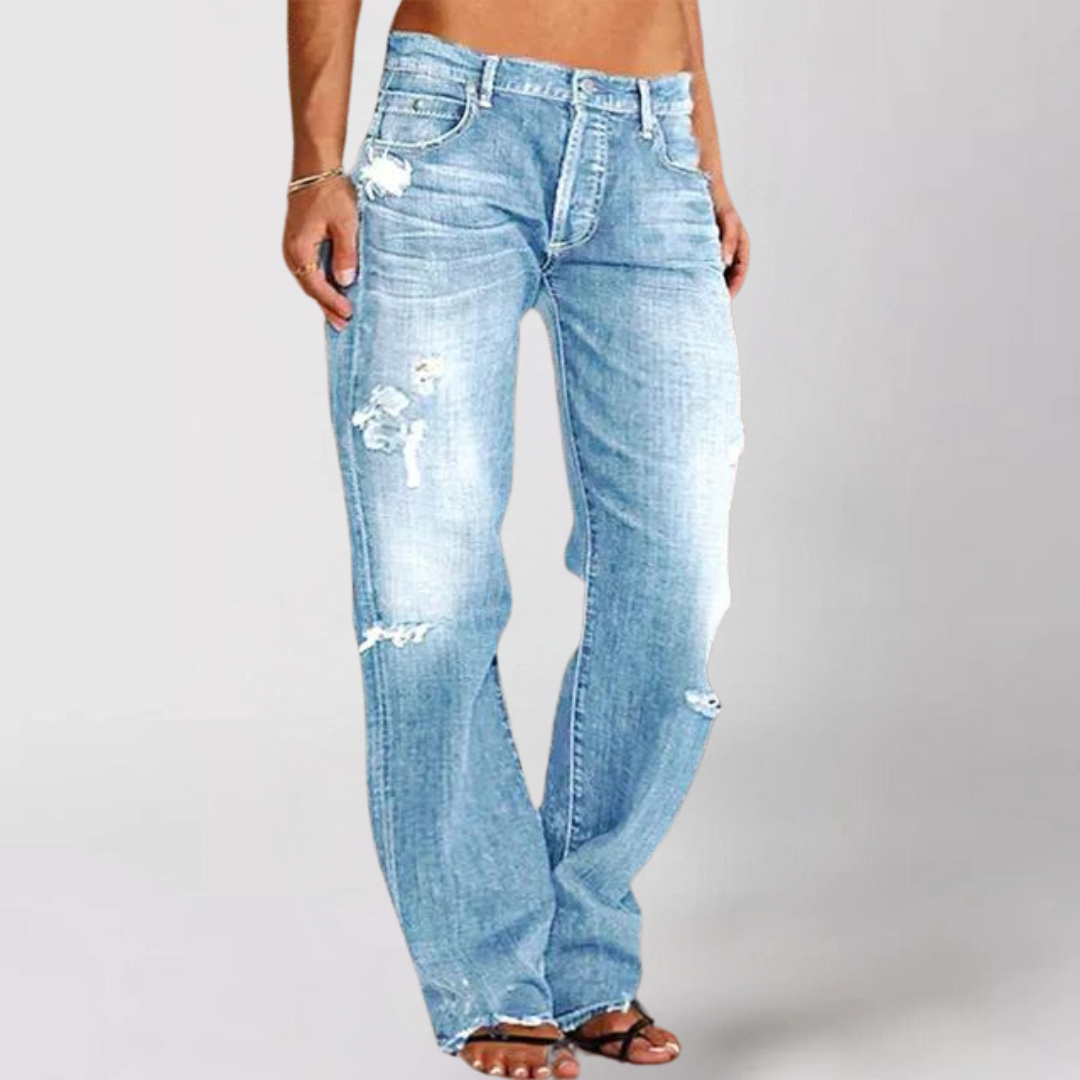 Lula | Löst sittande jeans med vida ben