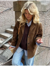 Brittany– Oversized Trenchcoat i Lyxig Mockalook