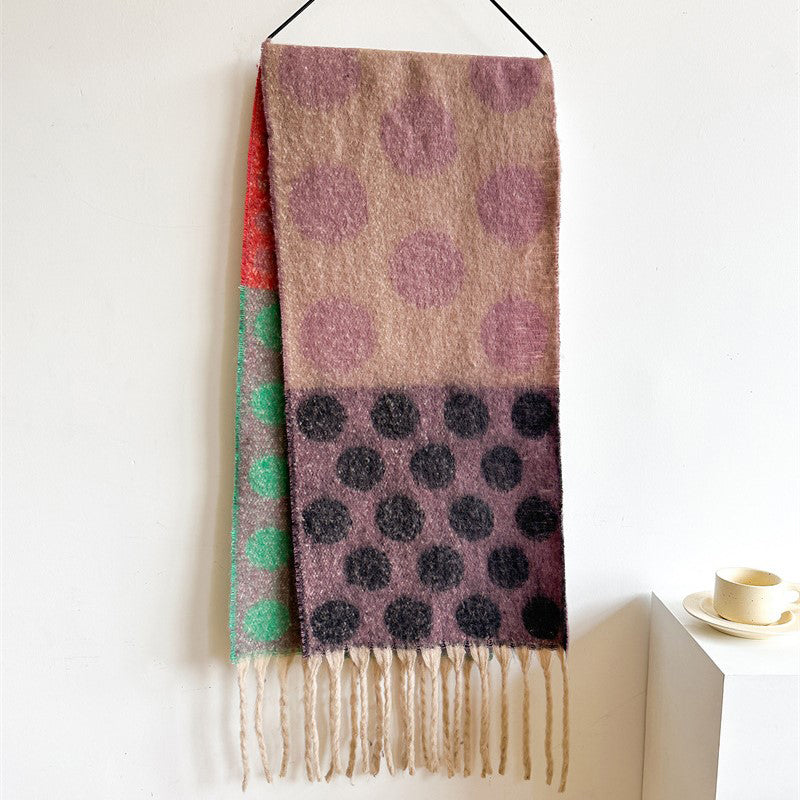 Elegant-Varm Prickig Halsduk