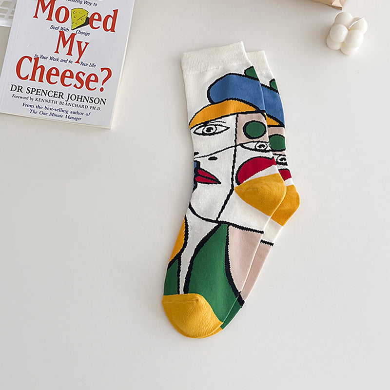 Stilrena Abstrakta Strumpor