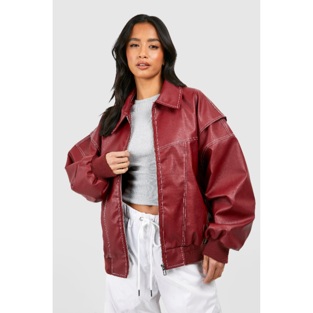 Sara™ - STYLISH LEATHER JACKET WITH A MODERN EDGE