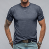 Casual T-shirt med rund hals och kort ärm i bomull för män