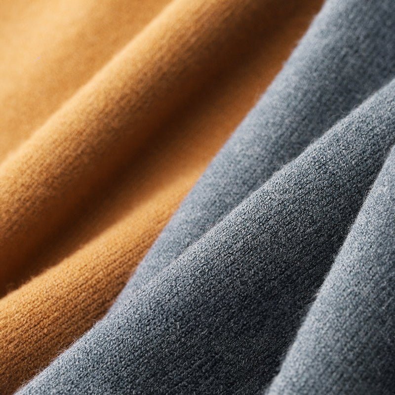 klassisk V-ringning, stickad pullover
