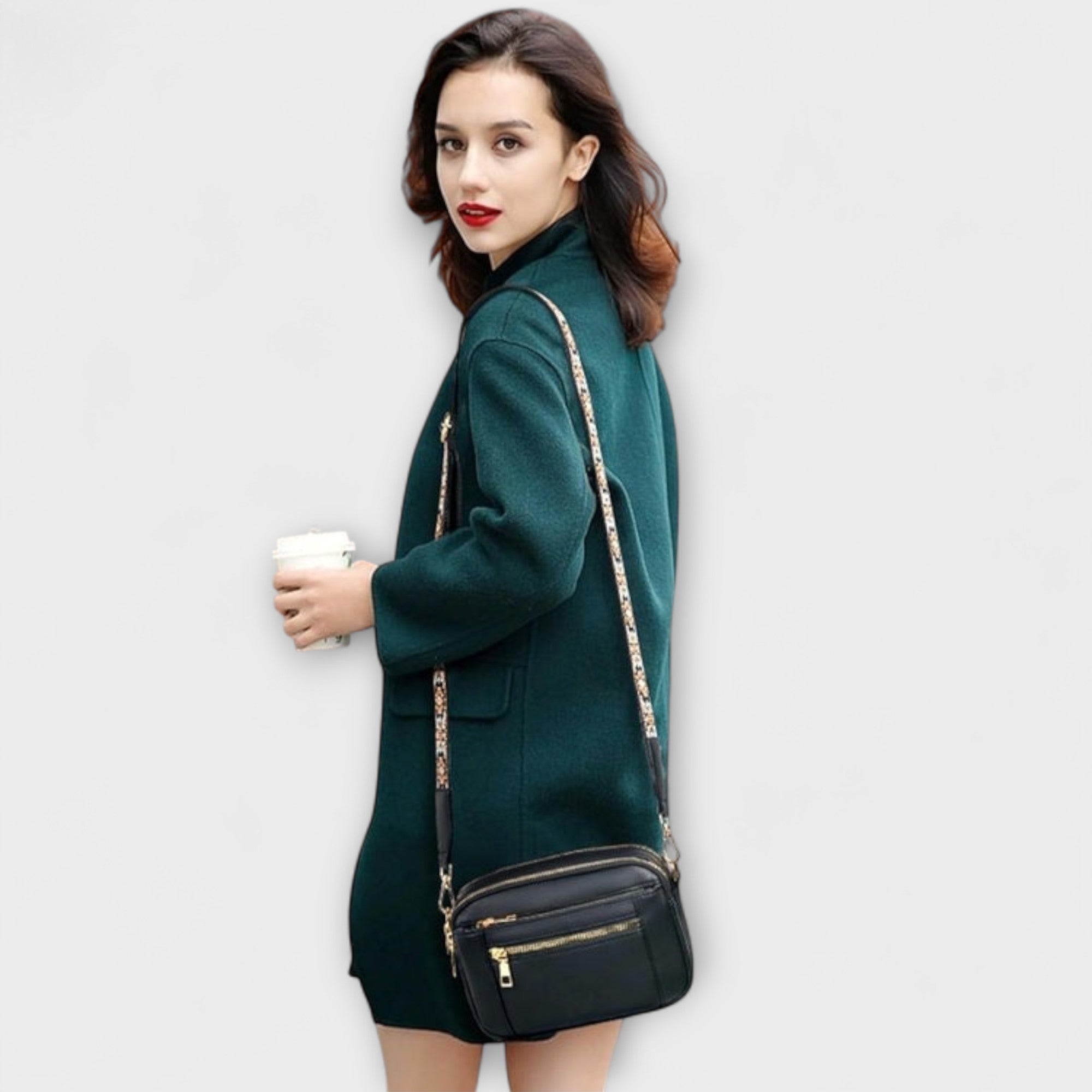 Daisy™ -  Elegant Läderaxelväska